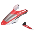 E-flite Complete Red Canopy with Vertical Fin: BMSR