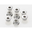 Traxxas 3647 Nylon Locking Nuts, 4mm (8)