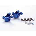 Traxxas 4336X Blue Anodized Steering Blocks & Axle Housings