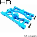 Blue aluminum front arm set ECX