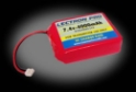 Lectron Pro 4000mAh 2S 7.4V LiPoly TX Pack - Spectrum DX8, DX7S