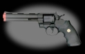 UHC UA938 6in Revolver Airsoft Pistol - Black