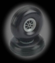 1 3/4 Inch Diameter Treaded Lite Wheel 2pk