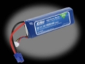 E-flite 1800mAh 11.1V Triple Cell 3S 30C LiPoly Pack, 13g wire, EC3