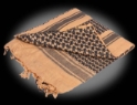 Matrix Woven Coalition Desert Shemagh / Scarves - Dark Brown/Black