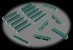 VEX Robotics Rack Gear (16-pack)