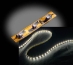 Self-Adhesive Waterproof 2 inch 3 Lights LED Light Strip - Warm White