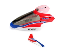 Blade Complete Red Canopy with Vertical Fin: mCP X