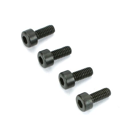 Dubro 2.5x6mm Socket Head Cap Screws (4)