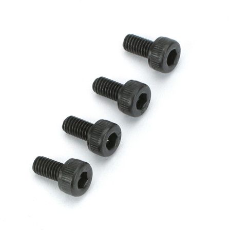 Dubro 3x6mm Socket Head Cap Screws (4)