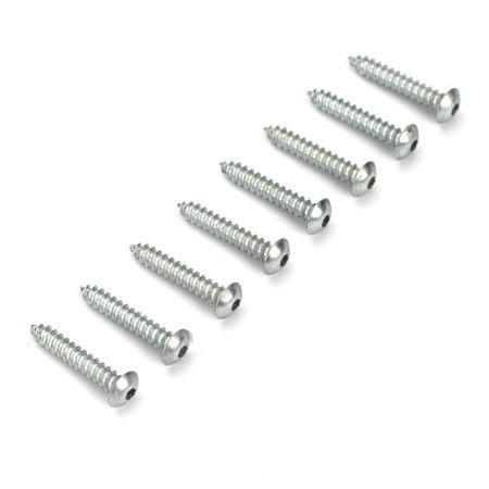 Dubro 526 #2 x 1/2 inch Button Head Sheet Metal Screws (8)