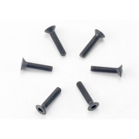 Traxxas 2526 Countersunk Machine Screws 2.5x12mm (6)