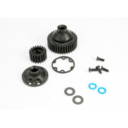 Traxxas 5579 Differential Gear, Side Cover, Gasket, & Output Gear Seals