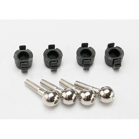 Traxxas 7033 Pivot Balls & Caps (4)