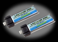 Lectron Pro 180mAh 1S 3.7V 45C LiPoly 2-Pack