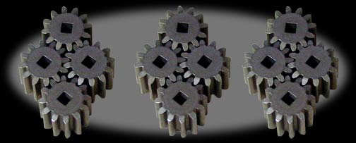 VEX Robotics 12-tooth Metal Pinion Gear, 12-pack