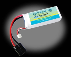 Lectron Pro 1800mAh 3S 11.1V 50C LiPo Pack - Traxxas Connector