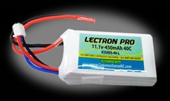 Lectron Pro 450mAh 3S 11.1V 40C LiPoly Pack