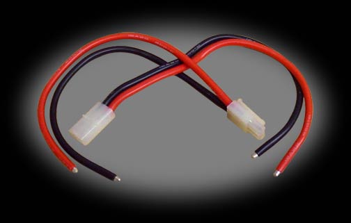 Tamiya-Style Male + Female Connector Set with Leads