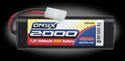 DuraTrax Onyx 2000mAh 7.2V 6-Cell NiMH Stick Pack - Tamiya connector