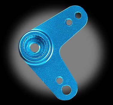 DuraTrax Aluminum Servo Arm L Shape Blue