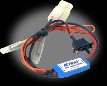 E-flite 20-Amp Mini Brushed ESC with Brake