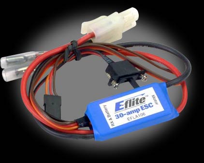 E-flite 30-Amp Mini Brushed ESC with Brake