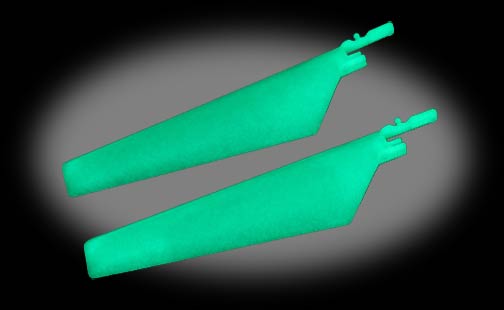 E-flite Lower Blade Set Glow In The Dark: BMCX