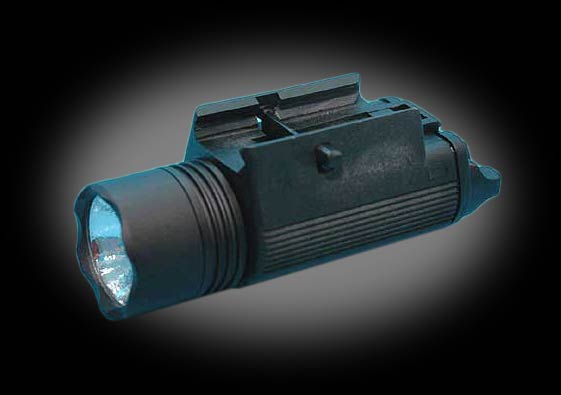 Tactical M3 Illuminator Combat Light with 120 Lumen Xenon Lamp - Black