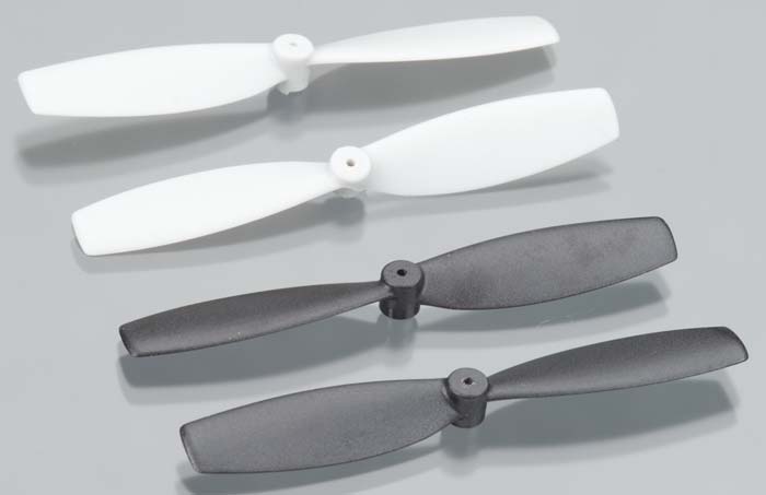 Heli-Max Rotor Blades Black/White 1Si