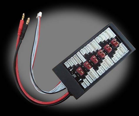 Paraboard Parallel Charging Board for JST XH and Ultra Plug Connectors