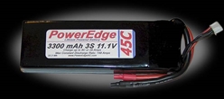 PowerEdge 3300mAh 11.1V 3S Triple Cell 45C LiPoly Pack