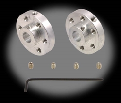 6mm Aluminum Mounting Hub - Set of Two