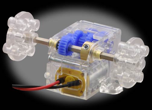 Mini Motor Low-Speed Gearbox 4-Speed - Tamiya 70189