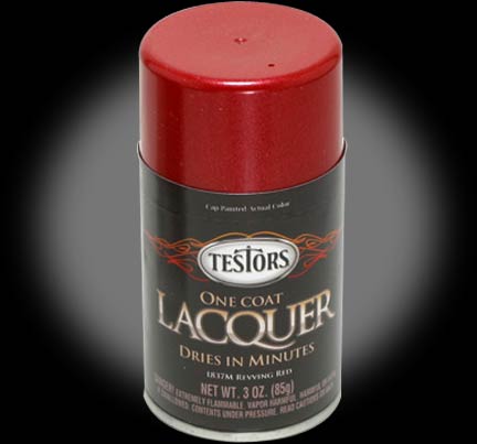 Testors One Coat Lacquer - Revving Red