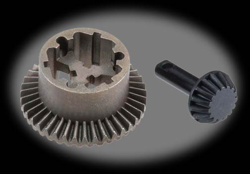 Traxxas 7079 Differential Ring Gear & Pinion Gear: 1/16 SLH, ERV