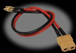 XT60 Charge Adapter Cable with 4mm Banana Plugs