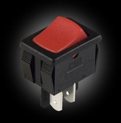 Red Rocker Off-On Switch