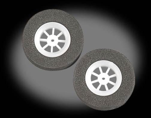 GWS Light Weight Foam Wheel 38mm Diameter 2pk