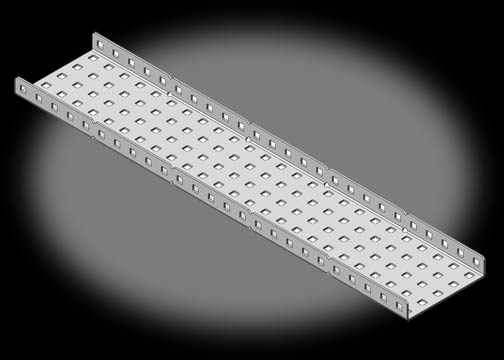 VEX Robotics Metal C-Channel 1x5x1x25 Holes, 4-pack