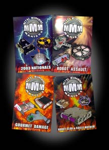 Set of all 4 Metal Munching Maniacs DVDs