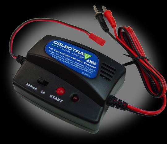 Celectra 1-2 cell LiPoly Battery Charger