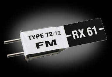 Futaba-brand Channel 75 short type FM RX crystal 75.690