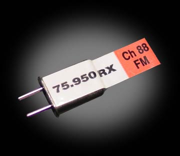 Futaba-compatible Channel 11  FM RX crystal 72.010Mhz Dual Conversion
