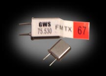 GWS Receiver Crystal channel 64 UM-1 75.470 Mhz